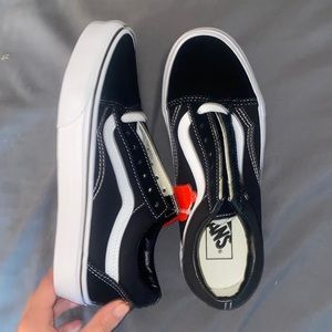 Brand new black vans.